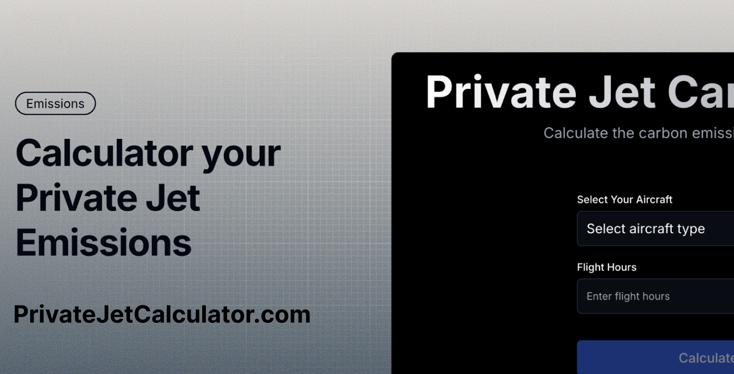 Show HN: Calculate Your Private Jet's Carbon Footprint